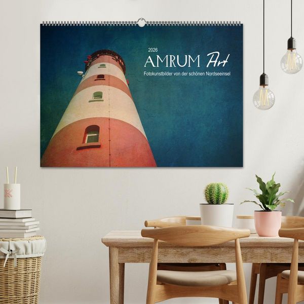 Produktbild: AMRUM Art (Wandkalender 2026 DIN A2 quer), CALVENDO Monatskalender