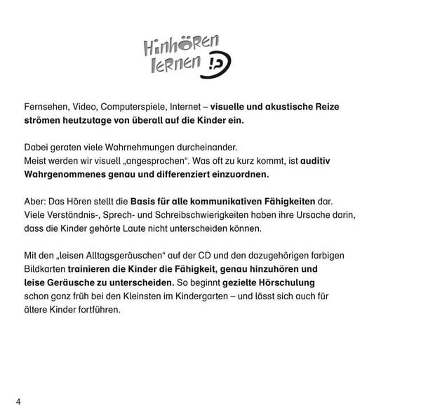 Produktbild: Leise Alltagsger&auml;usche