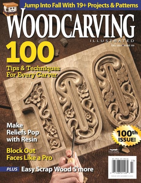 Produktbild: Woodcarving Illustrated Issue 100 Fall 2022
