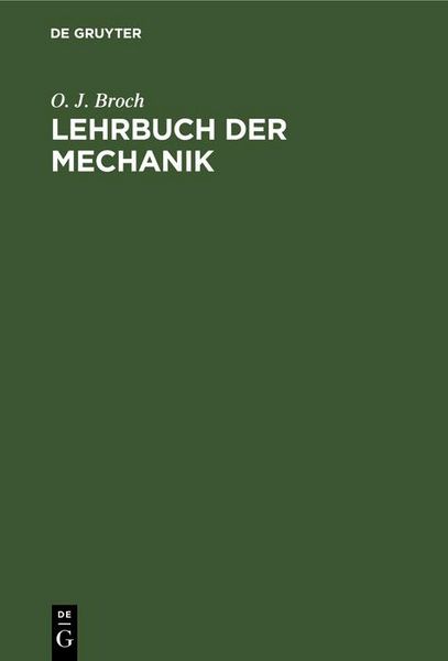 Produktbild: Lehrbuch der Mechanik