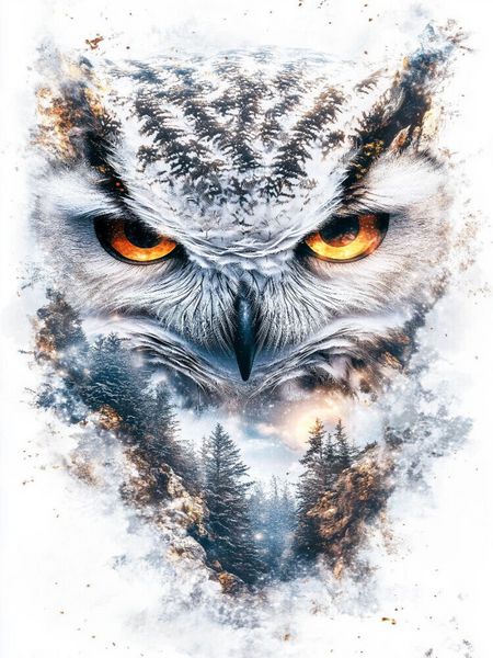 Produktbild: CALVENDO Puzzle Eule | 1000 Teile Lege-Gr&ouml;&szlig;e 64x48cm Foto-Puzzle f&uuml;r gl&uuml;ckliche Stunden