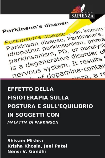 Produktbild: EFFETTO DELLA FISIOTERAPIA SULLA POSTURA E SULL'EQUILIBRIO IN SOGGETTI CON