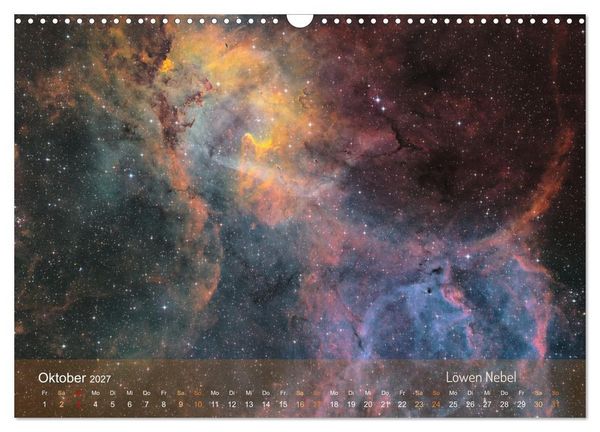 Produktbild: Deep Sky Kalender (Wandkalender 2027 DIN A3 quer), CALVENDO Monatskalender