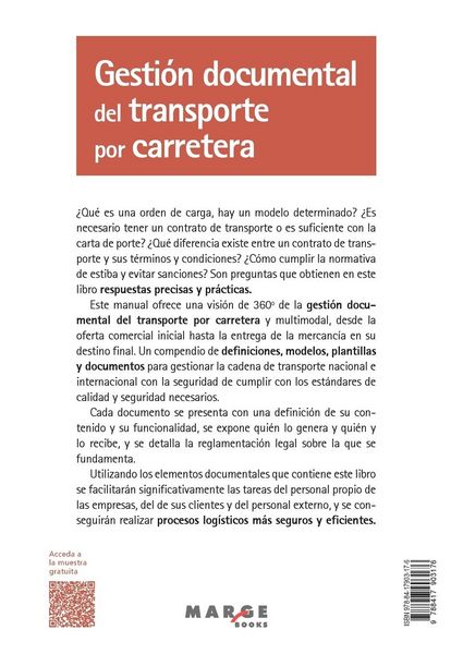 Produktbild: Gesti&oacute;n documental del transporte por carretera