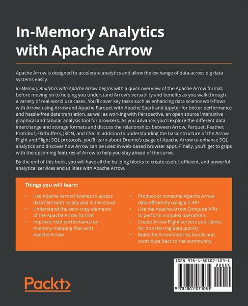Produktbild: In-Memory Analytics with Apache Arrow