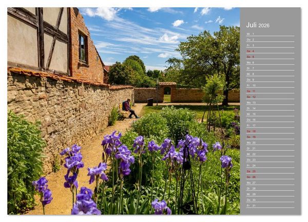 Produktbild: Kloster Dr&uuml;beck-Ehemalige Harzer Benediktiner-Abtei (hochwertiger Premium Wandkalender 2026 DIN A2 quer), Kunstdruck in Hochglanz