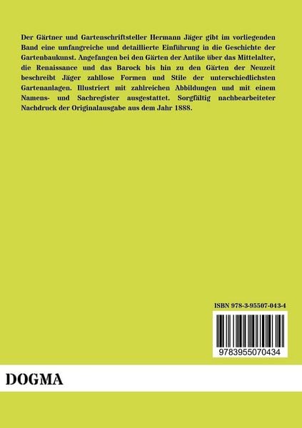 Produktbild: Gartenkunst und G&auml;rten sonst und jetzt