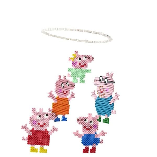 Produktbild: Hama 7917 - Peppa Pig Mobile, Geschenkpackung mit ca. 4000 B&uuml;gelperlen midi 5+ und Zubeh&ouml;r