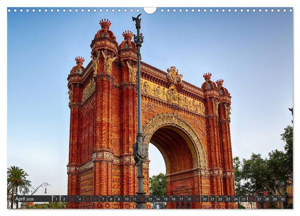 Produktbild: Metropole Barcelona (Wandkalender 2026 DIN A3 quer), CALVENDO Monatskalender