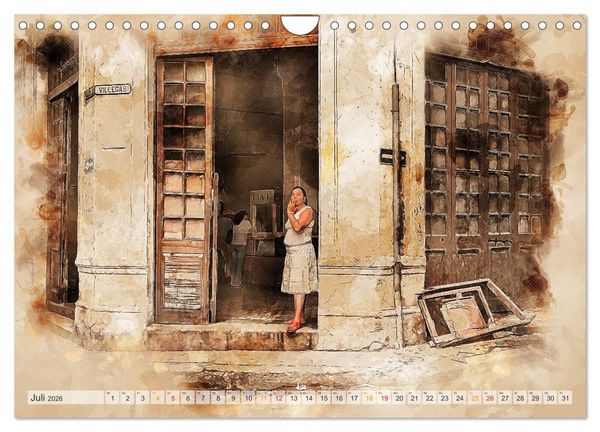 Produktbild: Cuba - Inselstaat in der Karibik (Wandkalender 2026 DIN A4 quer), CALVENDO Monatskalender
