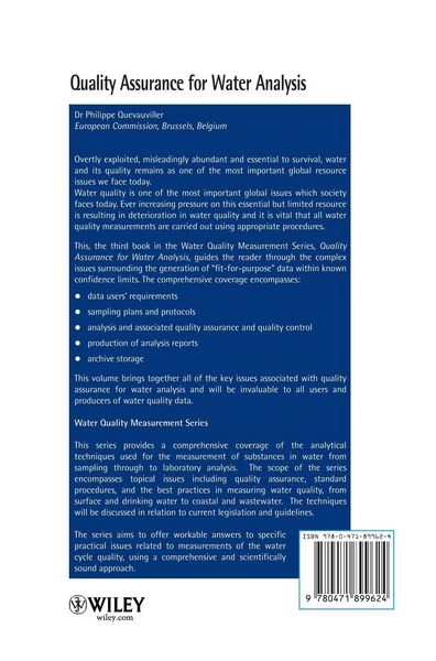 Produktbild: Quality Assurance for Water Analysis