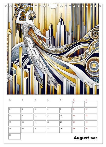 Produktbild: Taktvoll &ndash; Rhythmische Eleganz (Wandkalender 2026 DIN A4 hoch), CALVENDO Monatskalender