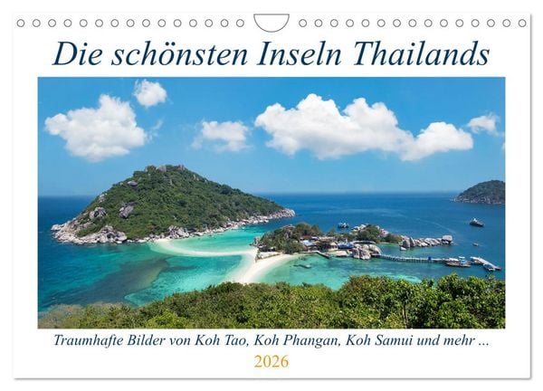 Produktbild: Die sch&ouml;nsten Inseln Thailands (Wandkalender 2026 DIN A4 quer), CALVENDO Monatskalender