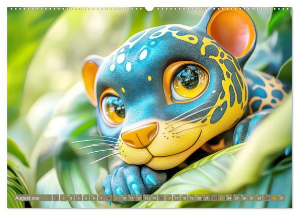 Produktbild: Kleine Wunderwelt - Kinderkalender (hochwertiger Premium Wandkalender 2026 DIN A2 quer), Kunstdruck in Hochglanz