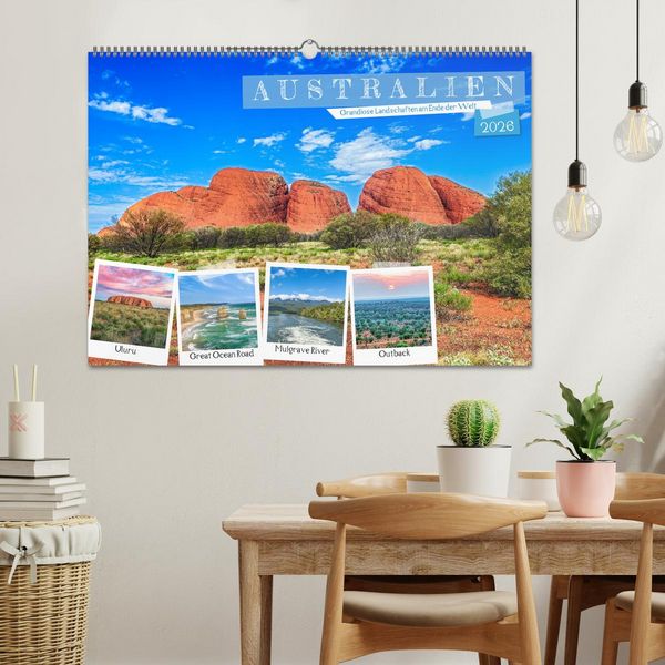 Produktbild: Australien - Grandiose Landschaften am Ende der Welt (Wandkalender 2026 DIN A2 quer), CALVENDO Monatskalender
