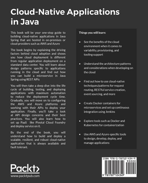 Produktbild: Cloud-Native Applications in Java