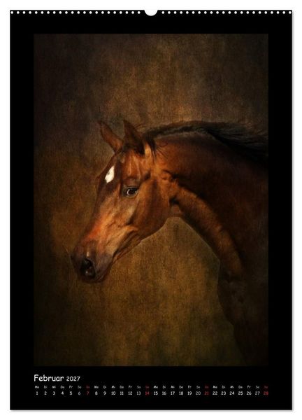 Produktbild: Art Horse 2027 (Wandkalender 2027 DIN A2 hoch), CALVENDO Monatskalender