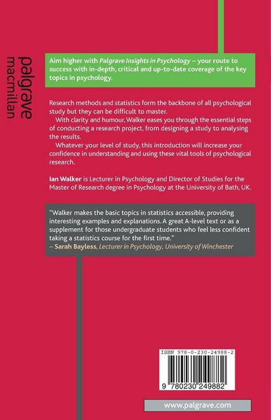 Produktbild: Research Methods and Statistics