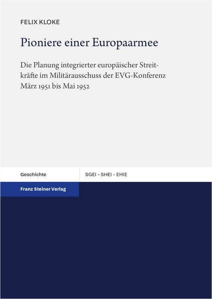 Produktbild: Pioniere einer Europaarmee
