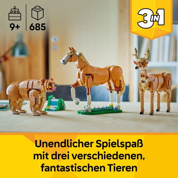 Produktbild: LEGO Creator Pr&auml;chtiges Ross 31166 , Pferde Spielzeug