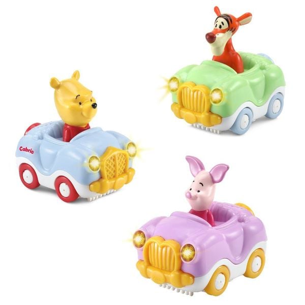 Tut Tut Baby Flitzer - Disney Set 1 (Winnie Puuhs Cabrio, Tiggers Cabrio, Ferkels Cabrio)