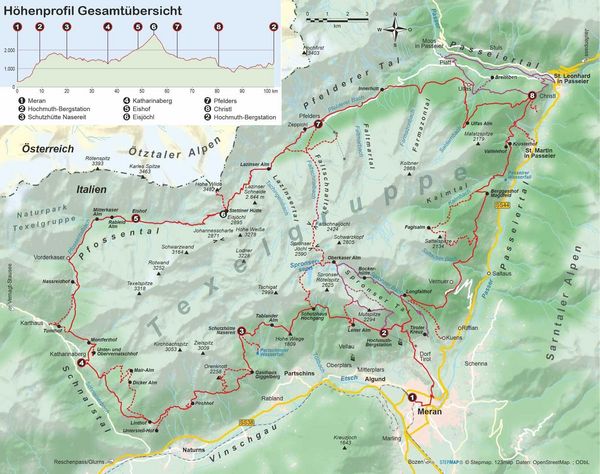 Produktbild: S&uuml;dtirol: Meraner H&ouml;henweg
