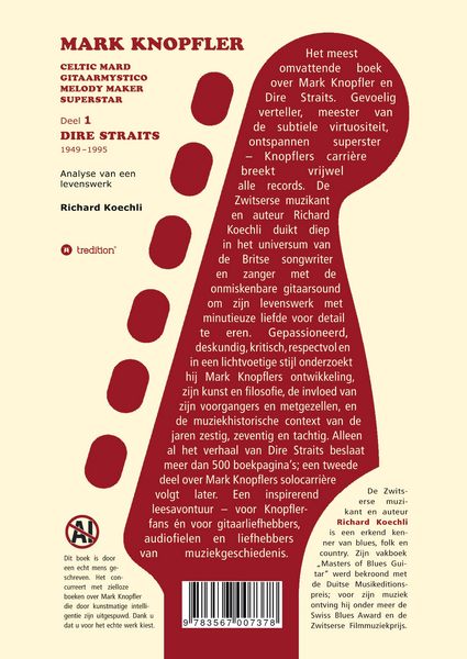 Produktbild: Mark Knopfler (Deel 1, Dire Straits) - het 536 pagina's tellende boek
