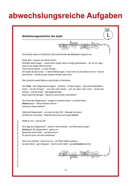Produktbild: Der Apfel im Anfangsunterricht