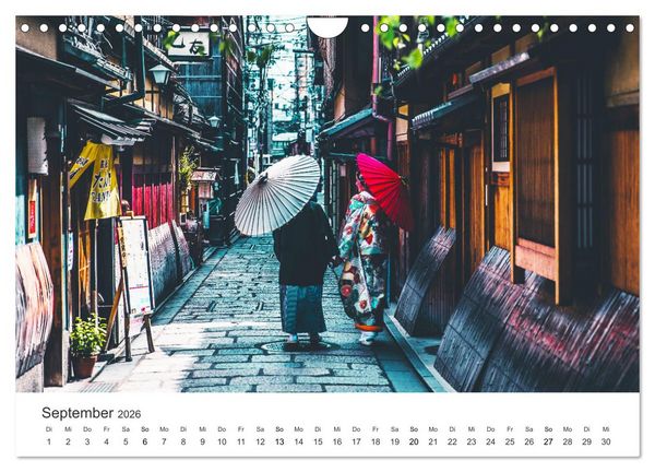 Produktbild: Japan - Land der Kontraste (Wandkalender 2026 DIN A4 quer), CALVENDO Monatskalender