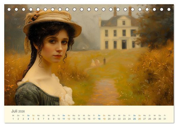 Produktbild: Helden der Weltliteratur (Tischkalender 2026 DIN A5 quer), CALVENDO Monatskalender