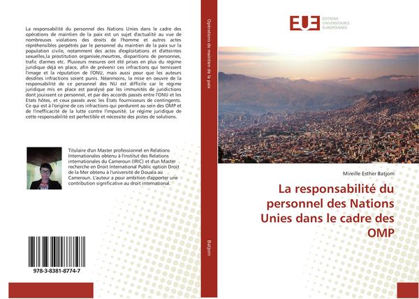 Produktbild: La responsabilit&eacute; du personnel des Nations Unies dans le cadre des OMP