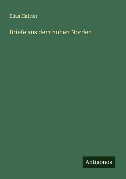 Produktbild: Briefe aus dem hohen Norden