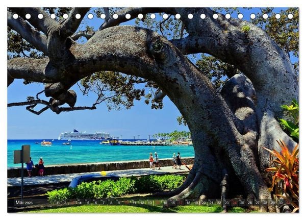 Produktbild: Hawaii - Inseln am anderen Ende der Welt (Tischkalender 2026 DIN A5 quer), CALVENDO Monatskalender