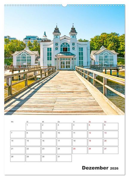 Produktbild: R&uuml;gen - Terminplaner (Wandkalender 2026 DIN A2 hoch), CALVENDO Monatskalender
