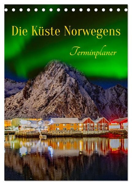 Produktbild: Die K&uuml;ste Norwegens - Terminplaner (Tischkalender 2026 DIN A5 hoch), CALVENDO Monatskalender