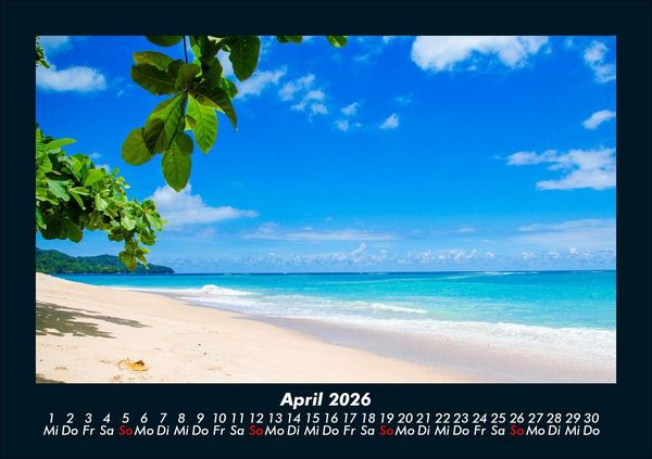 Produktbild: Karibik 2026 Fotokalender DIN A5