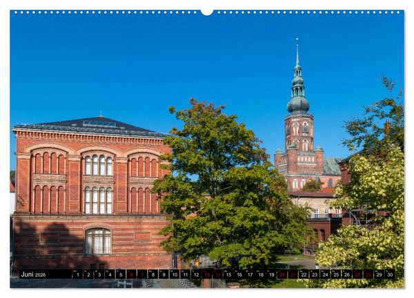 Produktbild: Hansestadt Greifswald (Wandkalender 2026 DIN A2 quer), CALVENDO Monatskalender