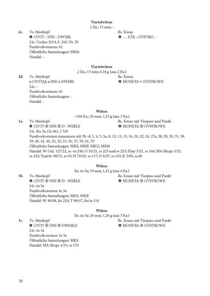 Produktbild: Die f&uuml;rstlichen Wittenpr&auml;gungen in Mecklenburg 1377/78&ndash;1430