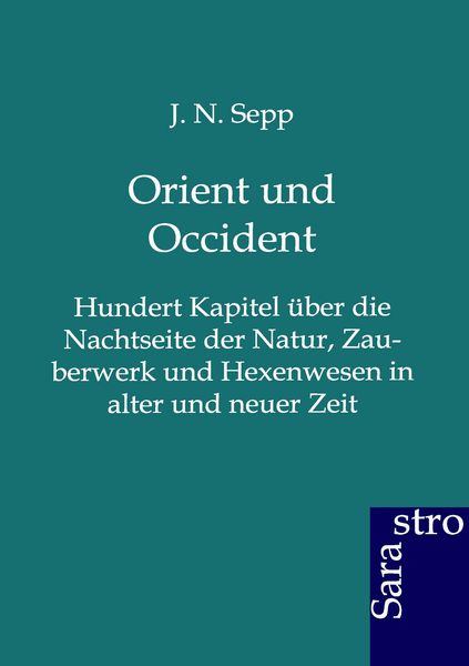 Produktbild: Orient und Occident