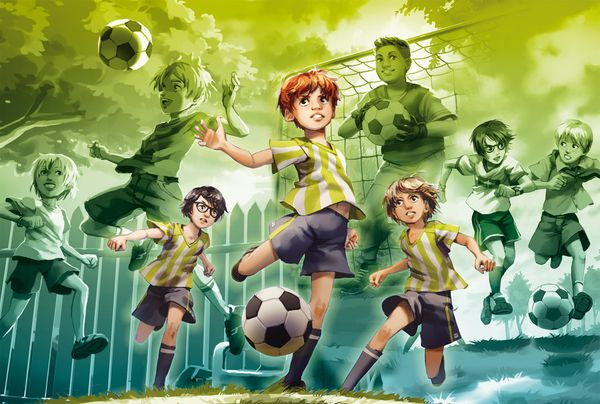 Produktbild: Die Fussballbande, Am Ball bleiben, 150 Teile