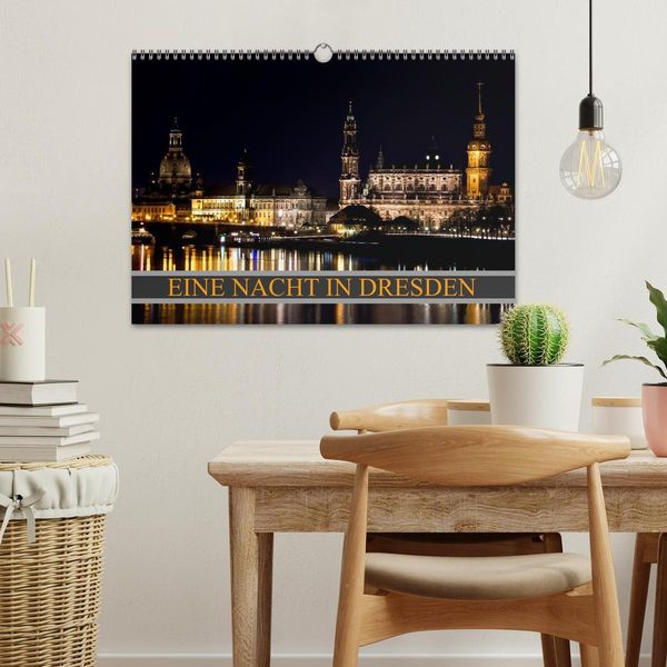 Produktbild: Eine Nacht in Dresden (Wandkalender 2026 DIN A3 quer), CALVENDO Monatskalender