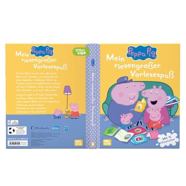 Produktbild: Peppa Wutz Gutenachtgeschichten: Mein riesengro&szlig;er Vorlesespa&szlig;