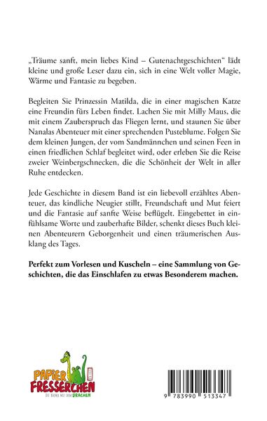 Produktbild: Tr&auml;ume sanft, mein liebes Kind - Gutenachtgeschichten