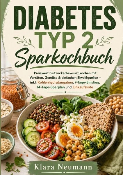 Produktbild: Diabetes Typ 2 Sparkochbuch