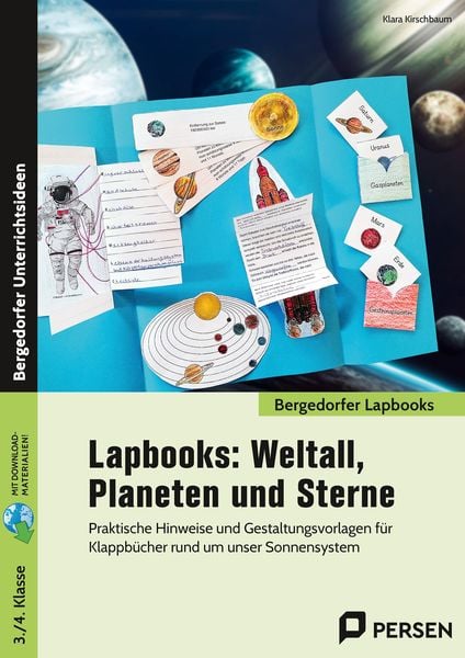 Produktbild: Lapbooks: Weltall, Planeten und Sterne - 3./4. Kl.