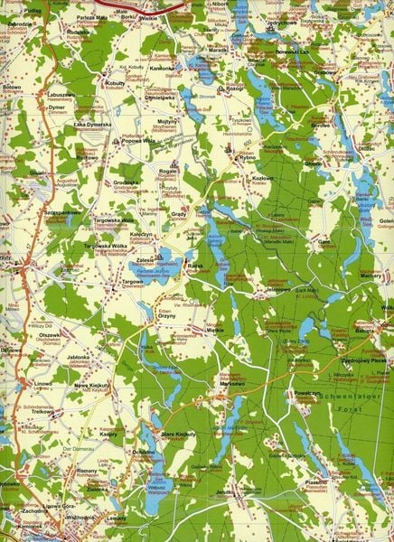 Produktbild: Landkarte Süd-Masuren