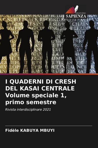 Produktbild: I QUADERNI DI CRESH DEL KASAI CENTRALE Volume speciale 1, primo semestre