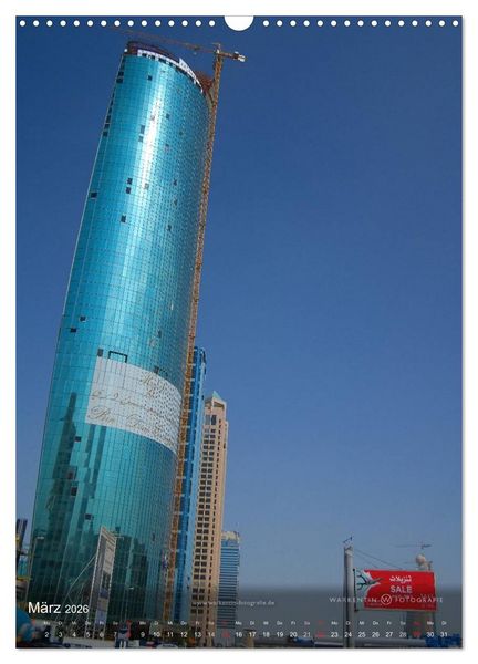 Produktbild: Grenzenloses Dubai (Wandkalender 2026 DIN A3 hoch), CALVENDO Monatskalender