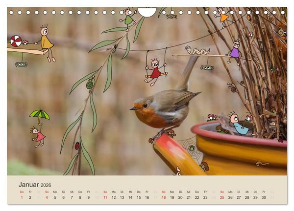 Produktbild: Das Leben der kleinen Pankies (Wandkalender 2026 DIN A4 quer), CALVENDO Monatskalender