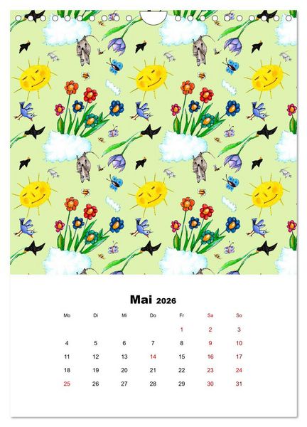 Produktbild: MUSTERMACKE (Wandkalender 2026 DIN A4 hoch), CALVENDO Monatskalender